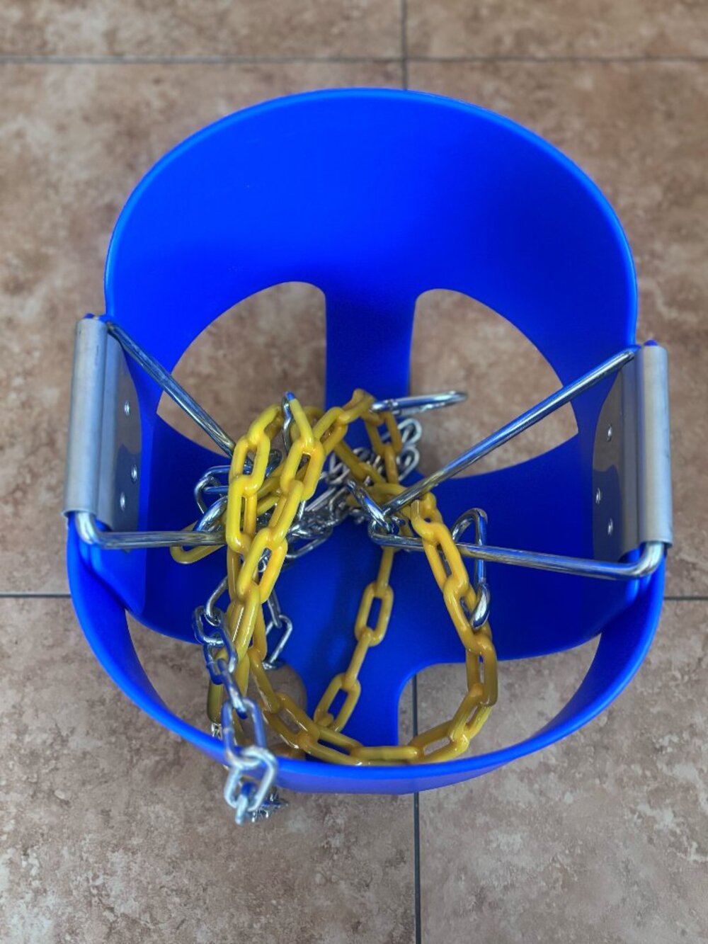 Jungle Gym Kingdom Toddler Swing - Fully Assembled - Blue